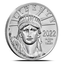 2022 1 oz American Platinum Eagle Coin (BU) 2410.13 per troy oz
