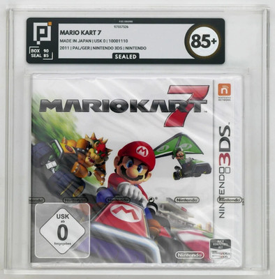 MARIO KART 7 *3DS* 2011 PIXEL GRADING 85+ *sealed* NEU & OVP