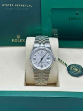 Rolex 127234 NEW 2026 White Honeycomb Dial Box & Papers