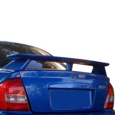 For Mazda Protege 99-03 Factory Style Fiberglass Rear Spoiler W Light Unpainted For Mazda Protege 99-03 Factory Style Fiberglass Rear Spoiler W Light Unpainted
