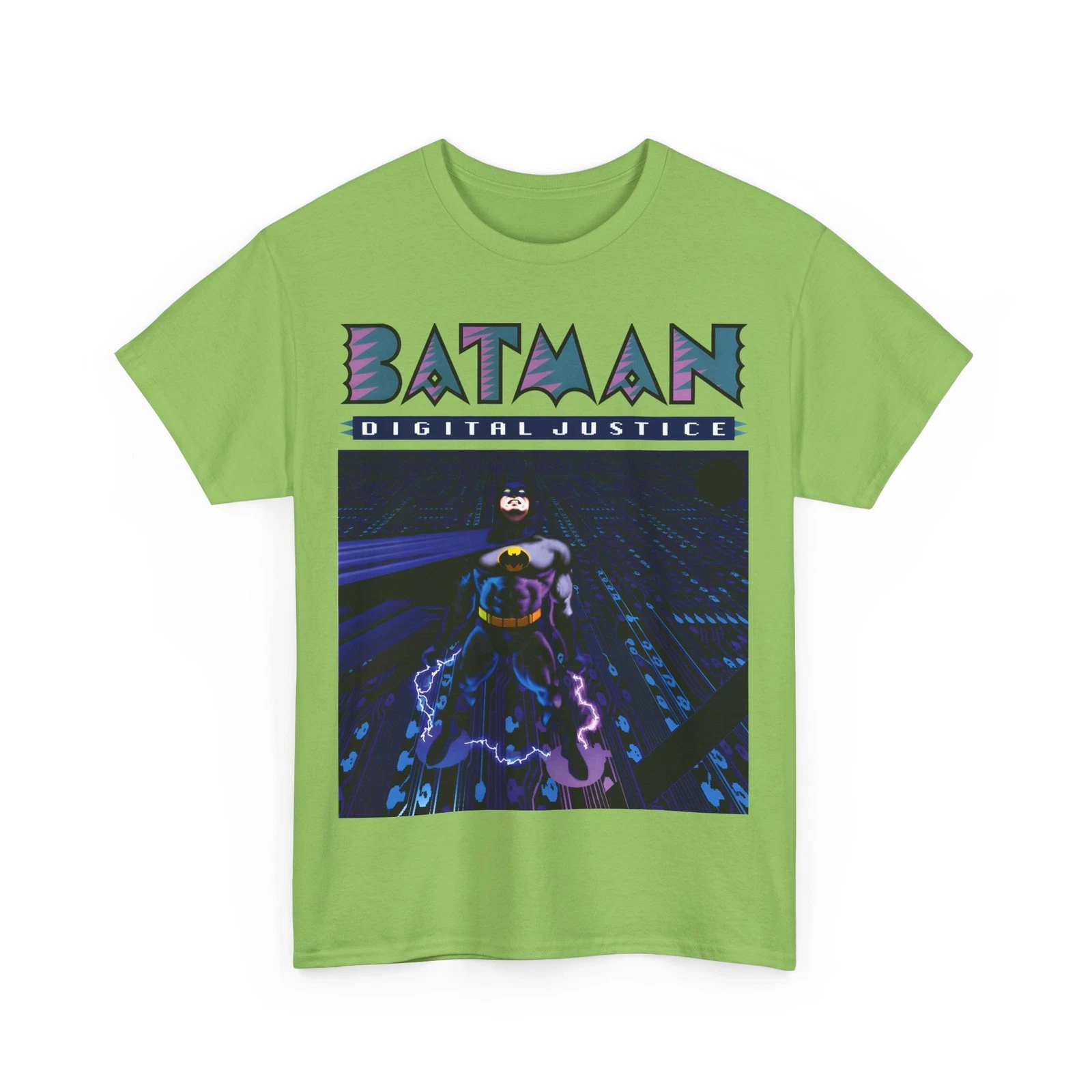 Batman Digital Justice T-Shirt - Pepe Moreno Computer Art - DC Comics