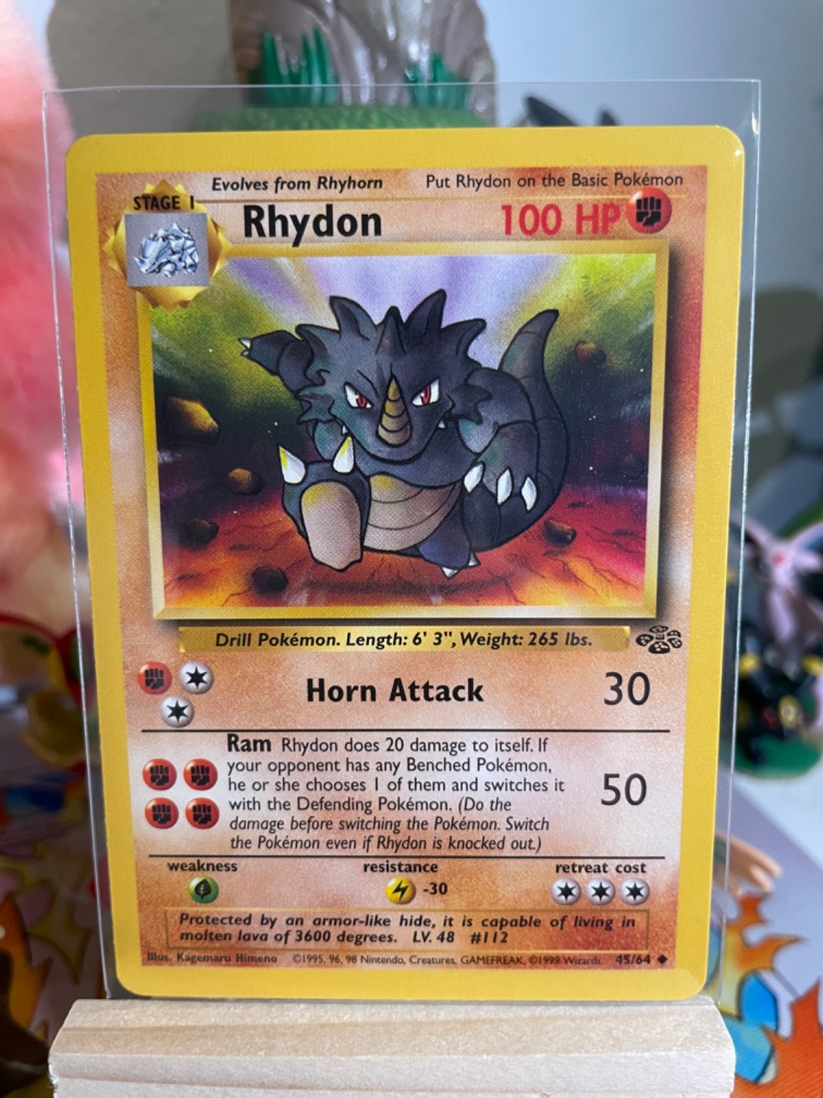 Rhydon (45/64) - Jungle - Pokémon TCG - NM
