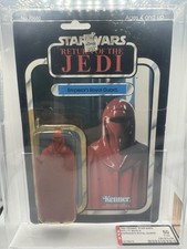 1984 Kenner Star Wars ROTJ Emperor's Royal Guard AFA 50 77-Back-A Vintage Graded