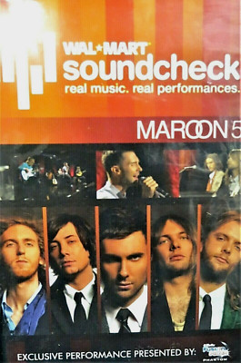 SoundCheck Maroon 5 ,NEW! DVD, Performance,She will be Loved,Makes me Wonder