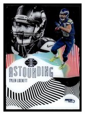 2019 Panini Illusions #AST-TL Tyler Lockett Astounding Blue #/299