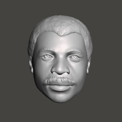 Carl Weathers Apollo Creed v1 Rocky custom head for action figures