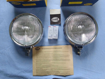 Hella chrom fog lights VW Kafer Bus Mercedes w113 w108 new | eBay