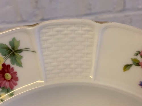 Antikes Rosenthal Bavaria Porzellan "Rosmarin" Paar Speiseteller - Bild 5 von 7