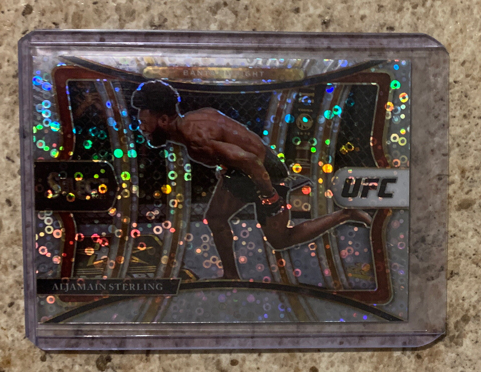 ALJAMAIN STERLING 2021 PANINI SELECT UFC PREMIER LEVEL DISCO PRIZM SP PARALLEL