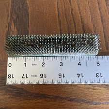 Vintage 5" X 1 /16  Metal Spike Frogs Flower Holders Heavy Iron