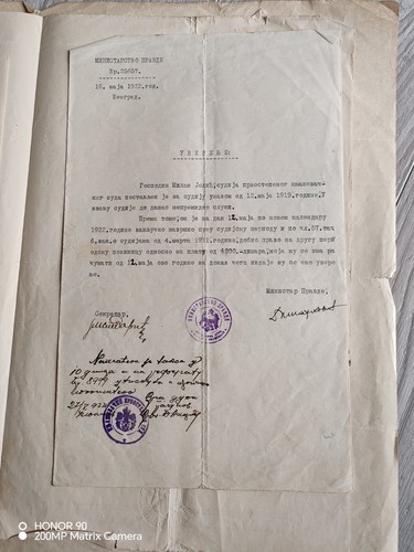 Kingdom of Serbia 1913 King Petar I Karadjordjevic Promotion Decree Lot of 18 - Picture 10 of 21