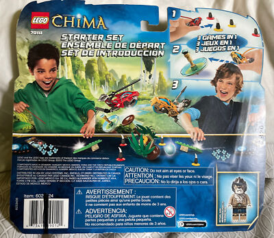 LEGO 70113 Chima Speedor Chi Battles Wakz Longtooth Weapons Game