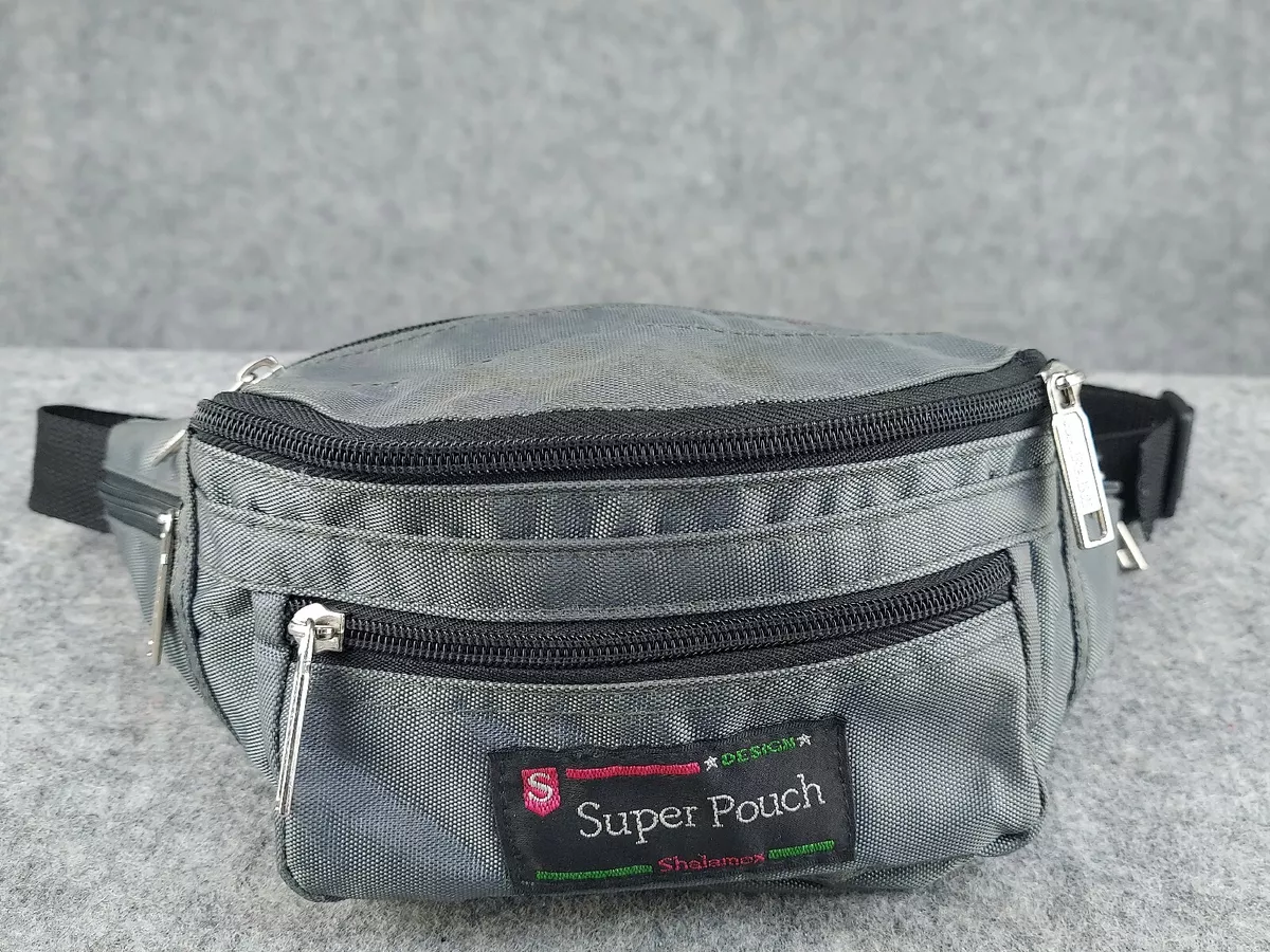 Retro 80s Fanny Packs Waist Bag for Women Men Adjustable Belt Bag