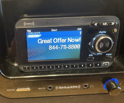 Sirius XM Satellite Radio Portable Boombox SXSD2, XpressRCI XDRC2, Power Remote - Picture 3 of 12