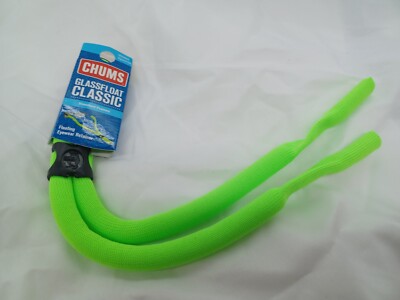  CHUMS FLOATING CLASSIC EYEGLASS RETAINER LANIARD , GREEN ,NEW UNUSED 