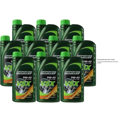 10l Original Fanfaro Vsx 5w 40 Api Sn Sm Cf Motor Oil Engine Oil Oils Ebay