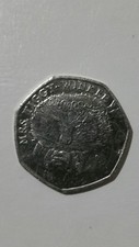 Mrs Tiggywinkle 50P Coin, Rare Behind Jemima Puddle Duck - Available on eBay