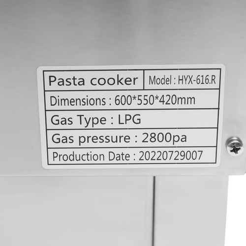 Commerciale 6 Cestelli Elettrico Noodles Cooker/Pasta Macchina da Cottura 110V USA - Foto 12 di 12