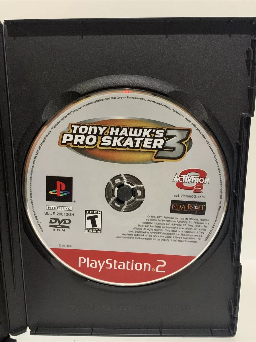 Tony Hawk's Pro Skater 3 (PS2) : Playstation 2: : PC & Video  Games