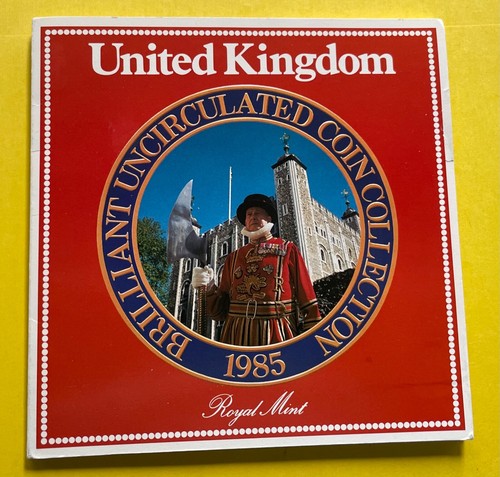 1985 United Kingdom Brilliant Uncirculated Coin Collection - Picture 2 of 6
