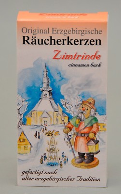Sparpack KNOX Orig. Erzgebirgische Räucherkerzen 'Zimtrinde' Gr.M Kegel 