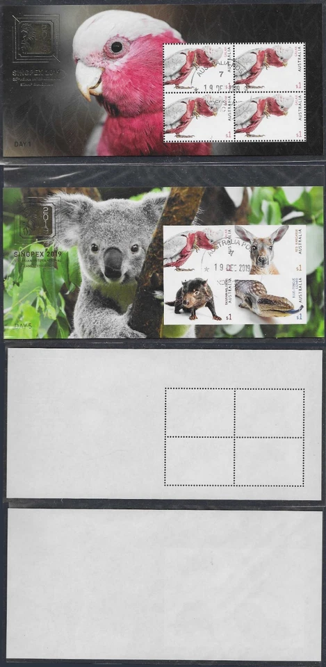 Australia Singpex 2019 5 Sht of 36th International Stamp Exhibition Fine Used. Foto 2 de 4