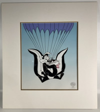 Pepe Le Pew Taking the Leap 1998 Serigraph Ce...