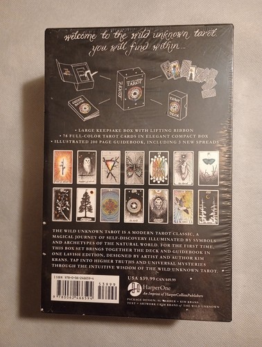 Wild Unknown Tarot Deck and Guidebook by Kim Krans NEW & FACTORY SEALED 2016 - Picture 2 of 7