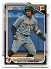 Termarr Johnson 2024 Bowman Baseball #BP-24 Pittsburgh Pirates Prospects