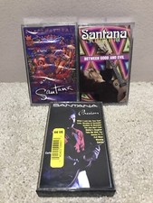 SANTANA Lot Of 3 Cassettes Supernatural, Passion, Between Good and Evil