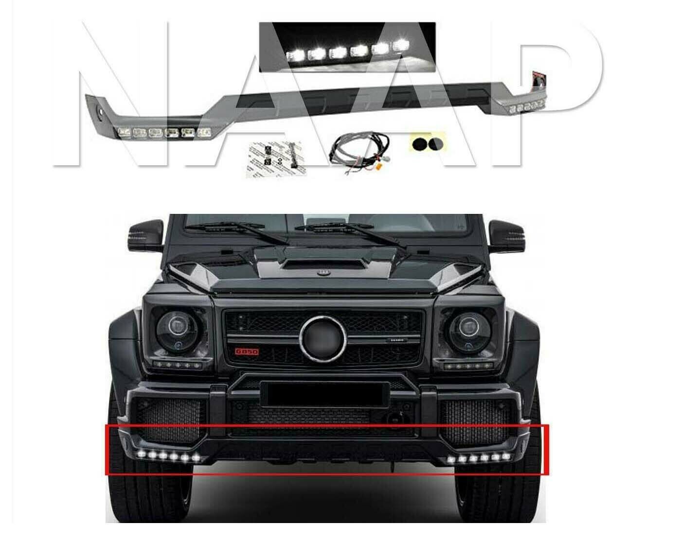 G63 Brabus Body Kit Headlights 4 Flare Facelift Bumper Lip LED 1990-2006 G500