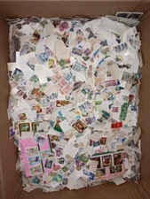 50000 OLD WORLD Stamps Collection Off Paper in Lot Packs of 100 +BONUS