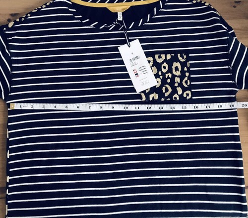 £29.95 • JOULES•Marina Dropped Shoulder Jersey Top,Gold Animal 6-8-10 UK /36” - Picture 7 of 7