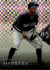 2014 Bowman Platinum Rosell Herrera #BPCP53 Chrome Prospects X-Fractors 12M