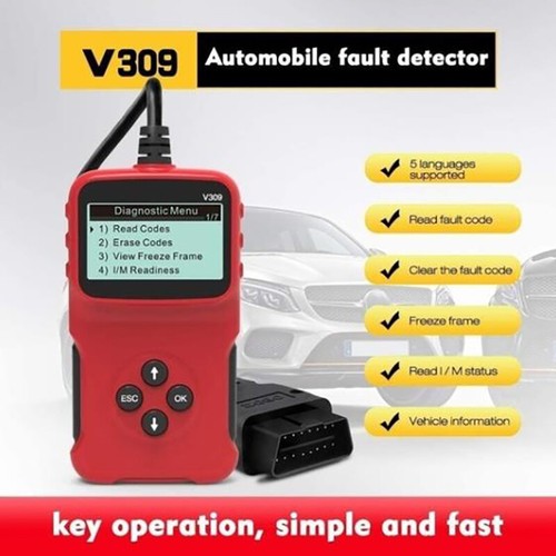 V309 EOBD Scanner Code Reader Data Tester Auto Scan Diagnostic ToolCWDES SgEIIT