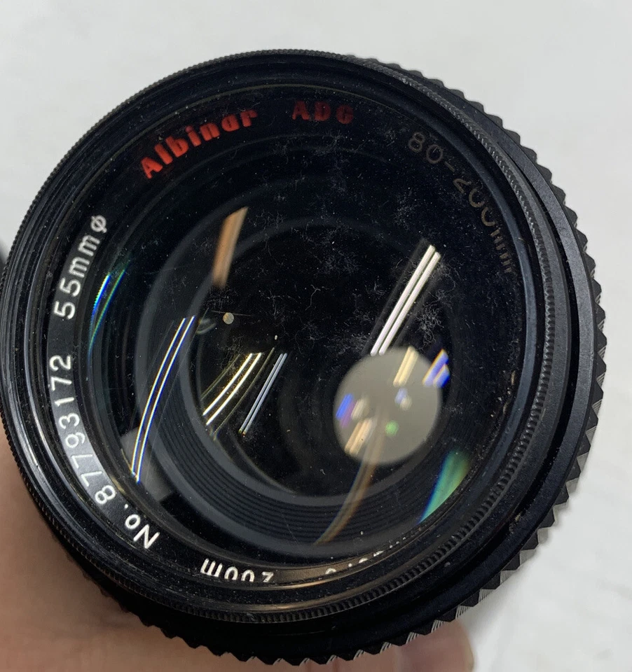 Albinar ADG 80-200mm f/3.9 MC Macro Zoom lens  with HOYA 55mm UV(0) attachment - Image 3 of 4