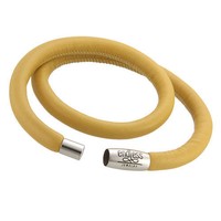 Endless Double Yellow Leather Bracelet W/stainless Lock (15.75 Inch), 12109-40 on sale Endless Double Yellow Leather Bracelet W/stainless Lock (15.75 Inch), 12109-40 on sale