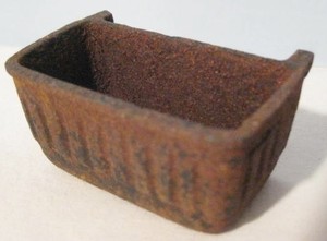 bucket iron cast farm construction antique truck