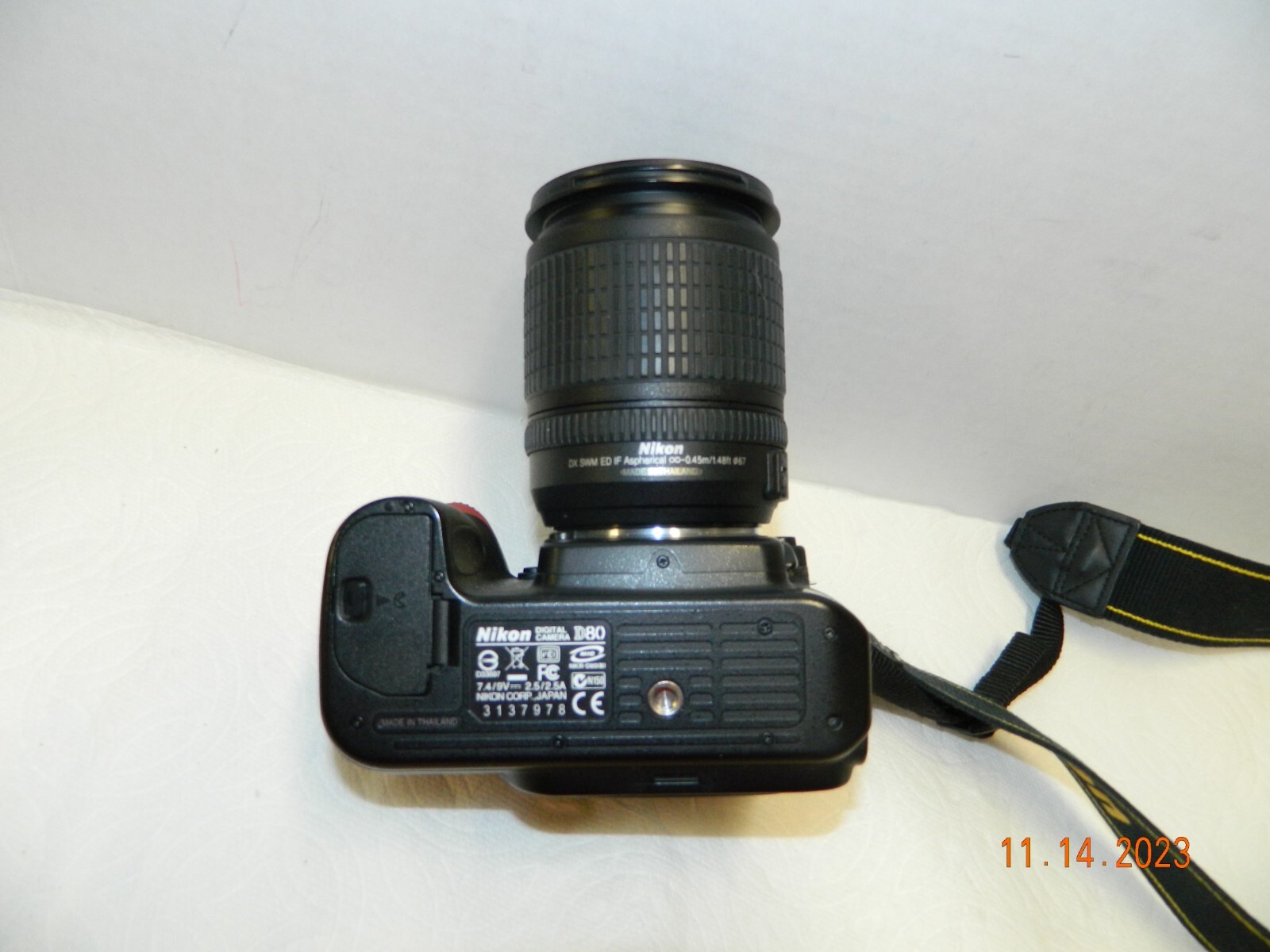 Nikon D80 Camera w/ Nikon DX AFS Nikkor 18135mm 3.55.6G ED Lens eBay