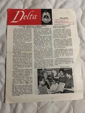 Delta Sigma Theta “Delta” Newsletter Vol. 57 No. 8 Summer 1970