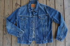 LEVI'S SMALL E VINTAGE MADE IN USA 70529-8548 JEANS JACKET LARGE PRE-OWNED