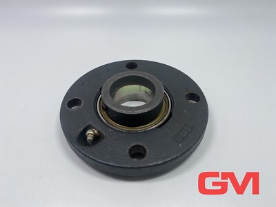 Flanschlagergehäuse 01ME11 INA 55mm Flange Mount Ball Bearing + Spannlager