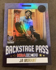 Ja Morant Backstage Pass Holo Silver - 2020 2021 Panini NBA Hoops -