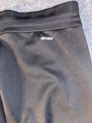 Adidas Felpa Donna Piccola Nera Elastica Vita Coulisse Regolare Cropped - Foto 6 di 8