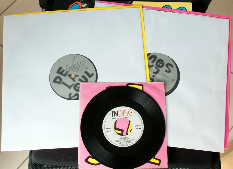 Hip Hop - De La Soul – 3 Feet High And Rising (2 LPs+Single) RE 2013 Mint, open - Bild 3 von 4