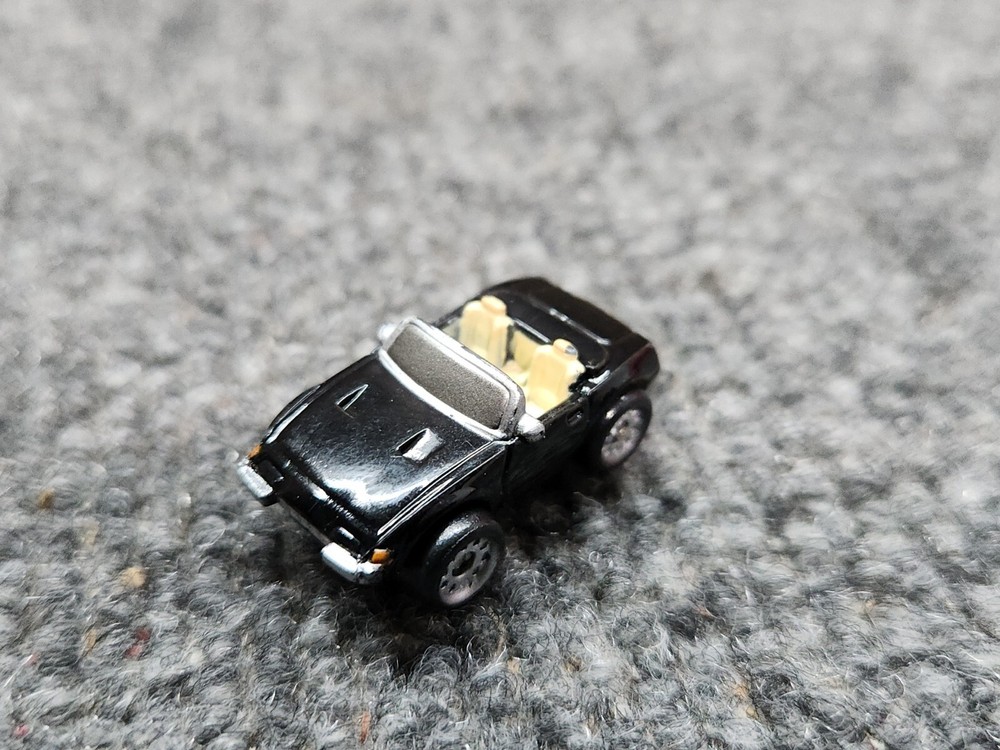 Micro Machines Galoob Black FERRARI Spider Convertible VTG 80s Mancave Game Room