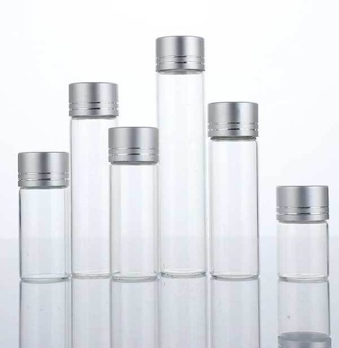 Bulk Buy Empty 5ml-200ml Clear Glass Bottles With Aluminum Silver Line Caps - Picture 7 of 53