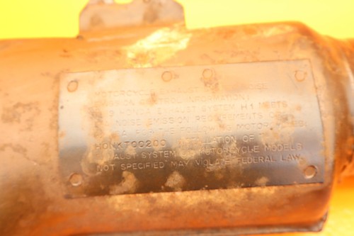 1987 - 2002 Honda Xr200r Xr200 Exhaust Pipe Silencer Muffler 18310-KT0-771 - Bild 17 von 18