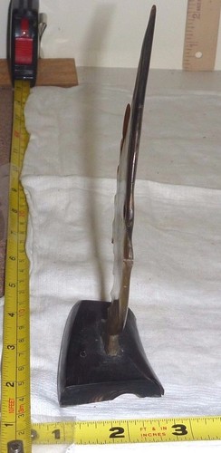 "Estatuilla de Colección Tallada a Mano Pez Ángel Translúcido - 6"" H x 3"" W - ¡BONITA!¡! - Imagen 5 de 8