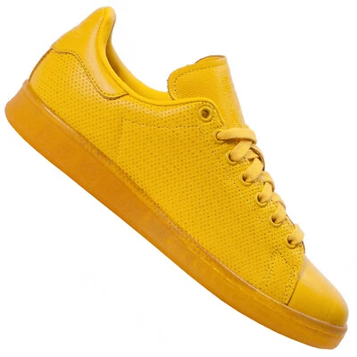 Adidas Stan Smith Adicolor Sneakers En Cuir Jaune Total 36 2/3 - Photo 1/4